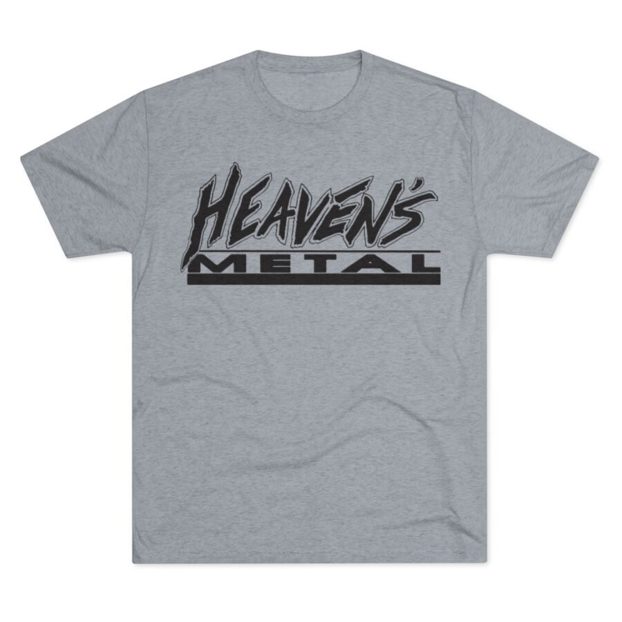 Heaven's Metal Logo Tee Grey